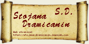 Stojana Dramićanin vizit kartica